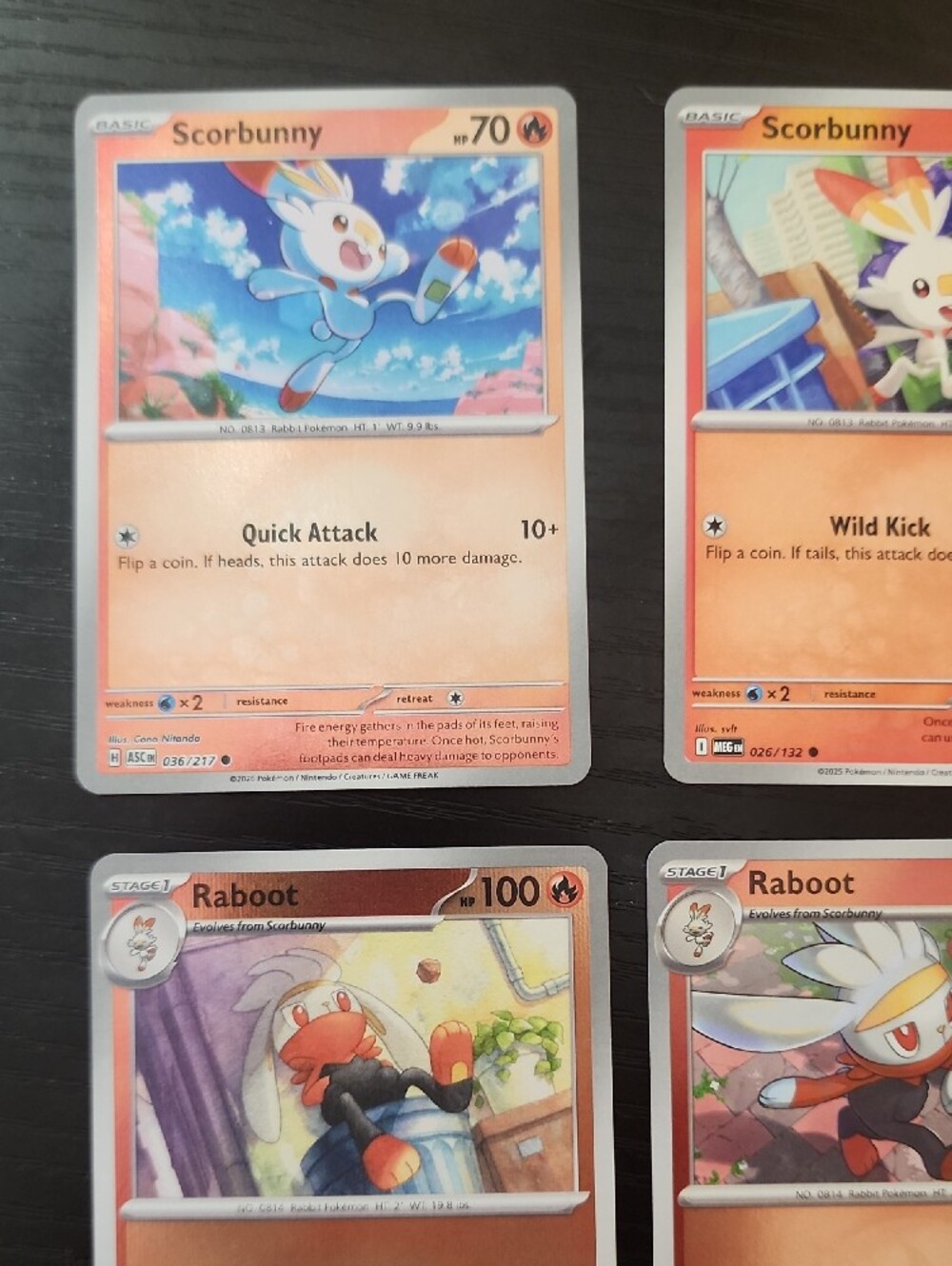 Scorbunny & Raboot Card Lot - Picture 2 of 4